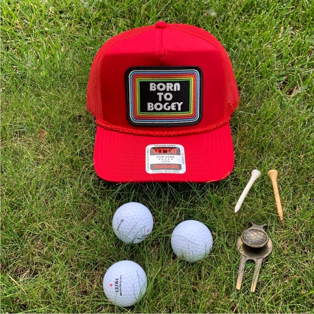 📌NWT Born To Bodgey Snap Back With  Mesh Back Trucker Hat